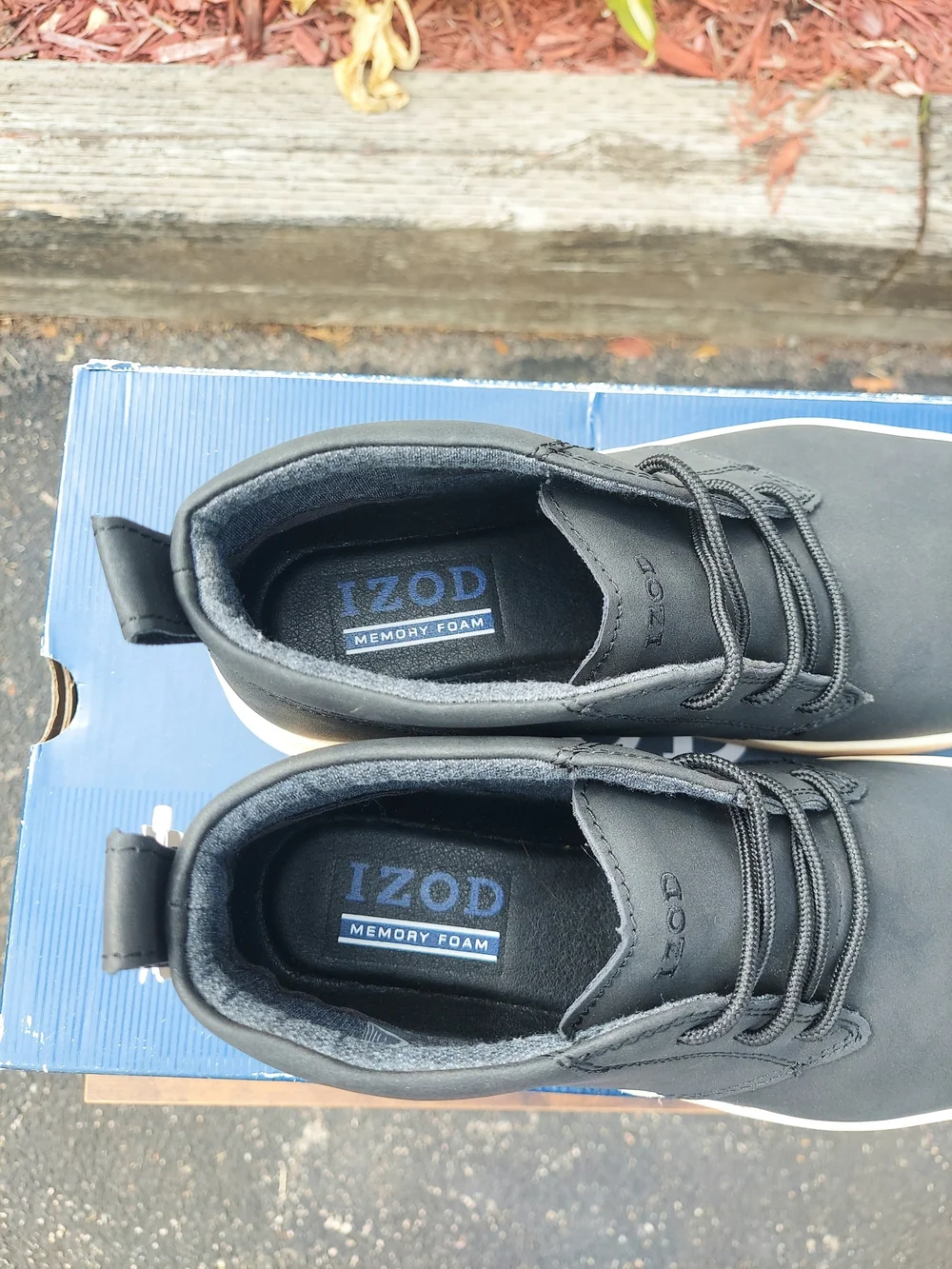 IZOD Palmer Black Chukka Boots Men's Size 8 NWT Cottagecore Business Casual